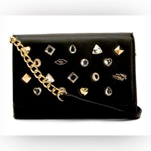 NWT Y2K Betsy Johnson Stud Gem Crossbody Bag